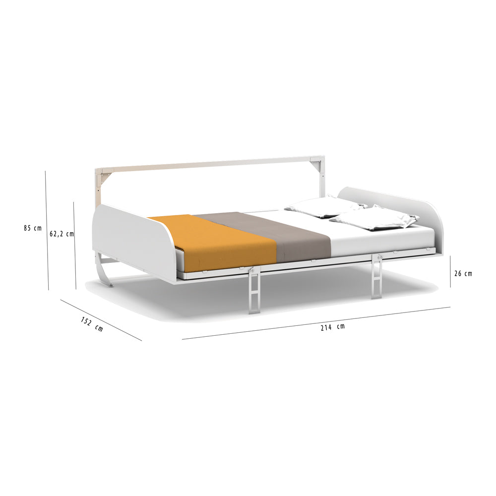 Klappbett weiß 214x148H cm - Simple