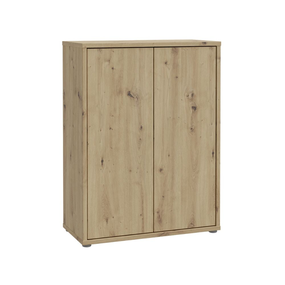 Mobile multiuso 2 ante colore rovere 74.5x35x99 Medea