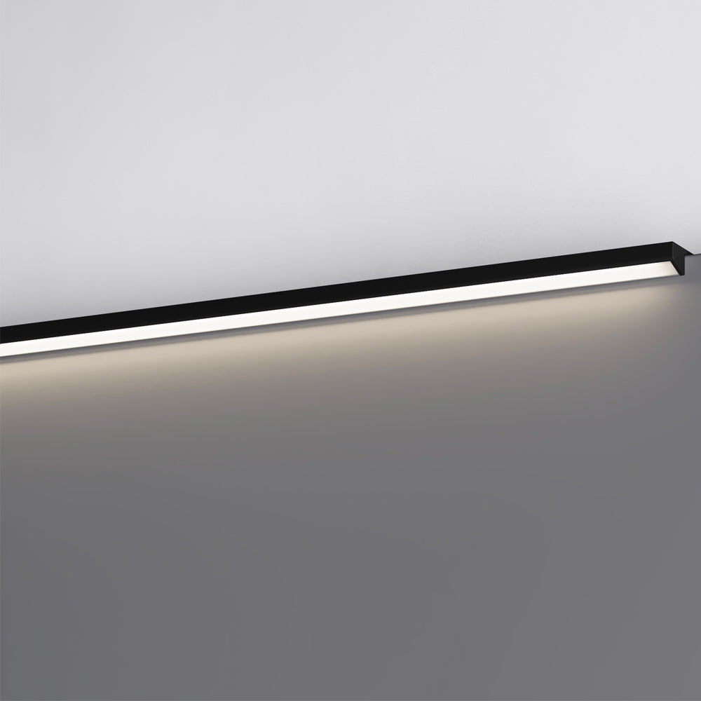 Profilo illuminazione LED bagno 600 mm nero opaco - Walk