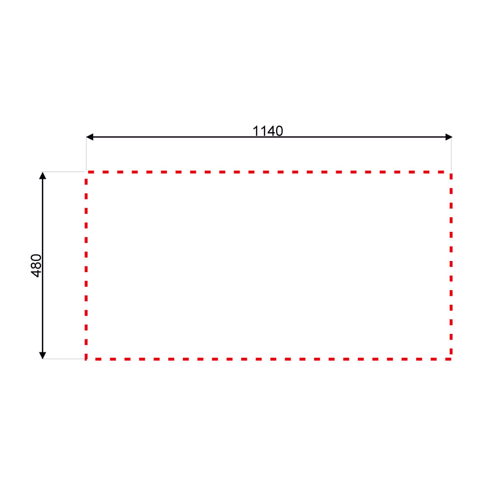 Lavello incasso 116x50 cm in acciaio con due vasche e gocciolatoio sinistro - MP1162SX