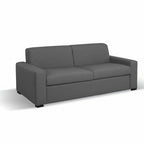 Divano letto 3 posti tessuto Queens colore cenere 200x98x86h Flash