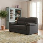 Divano 3 posti tessuto Roma28 colore antracite 211x98x92h Alenda
