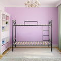 Letto a castello con reti incluse in metallo colore nero - Wind