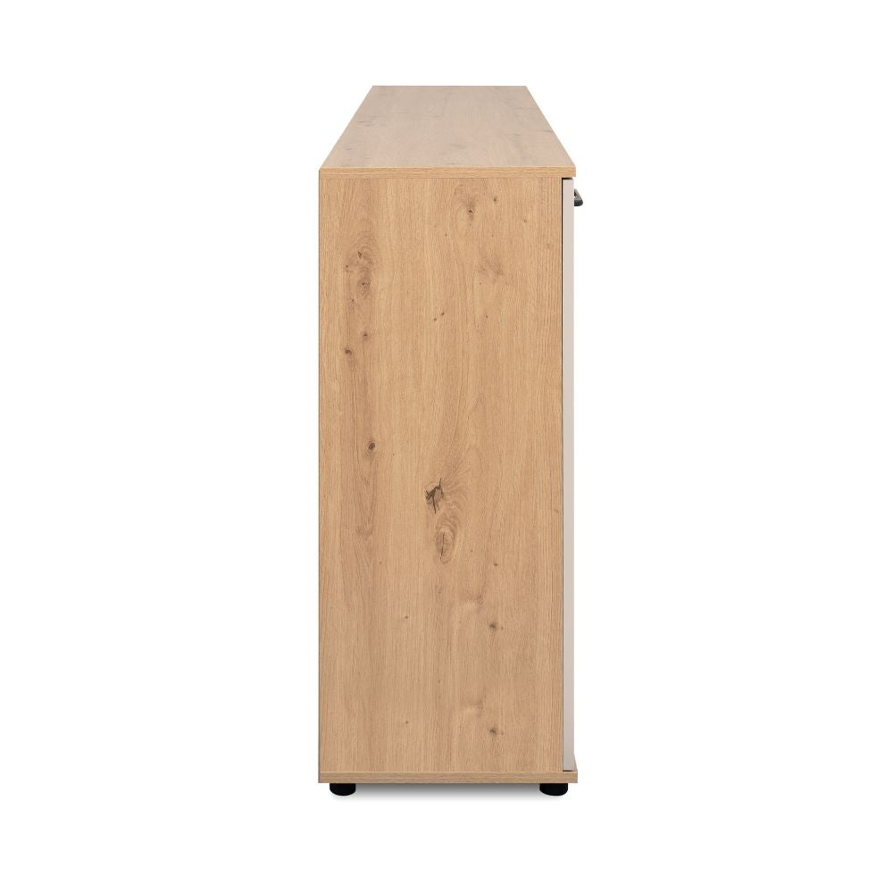 Madia 4 ante e 2 cassetti colore beige e artisan oak Kerry51A
