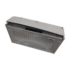 Dunstabzugshaube zum Einbau 60 cm ausziehbar Farbe Aluminium - Samet