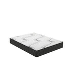 Materasso una piazza e mezza con molle insacchettate e strato in Memory Foam 120x190x22,3 cm Tarico