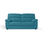 Divano 3 posti tessuto Roma colore verde acqua 211x98x92h Alenda