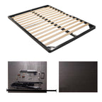 Kit letto contenitore completo una piazza e mezza 120x190 cm