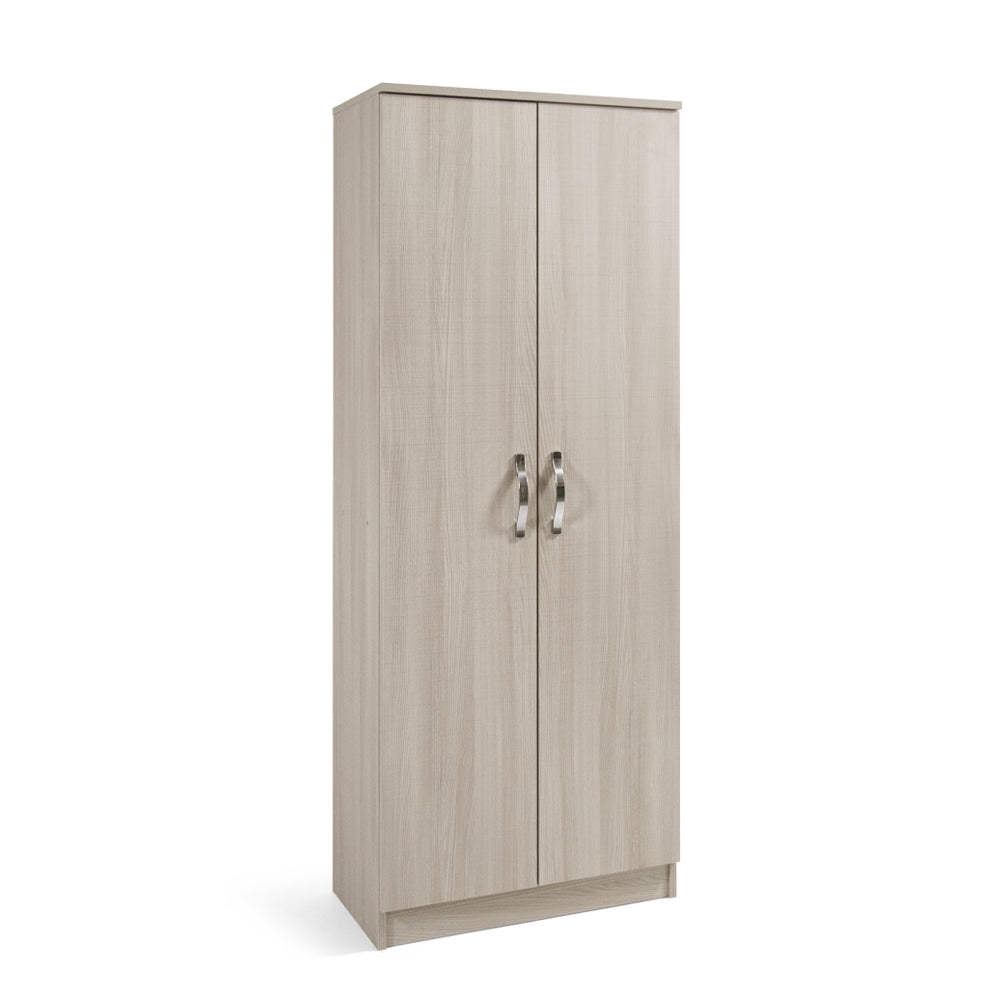 Scarpiera armadio con 2 ante e 5 ripiani colore olmo 71x182H cm - Gabriella