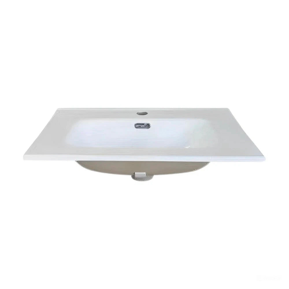 Lavabo consolle d'appoggio in ceramica bianco 61x46.5x14H VA836-60