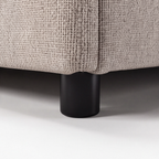 Letto francese contenitore 140x190 tessuto idrorepellente Aragon tortora Ascoli