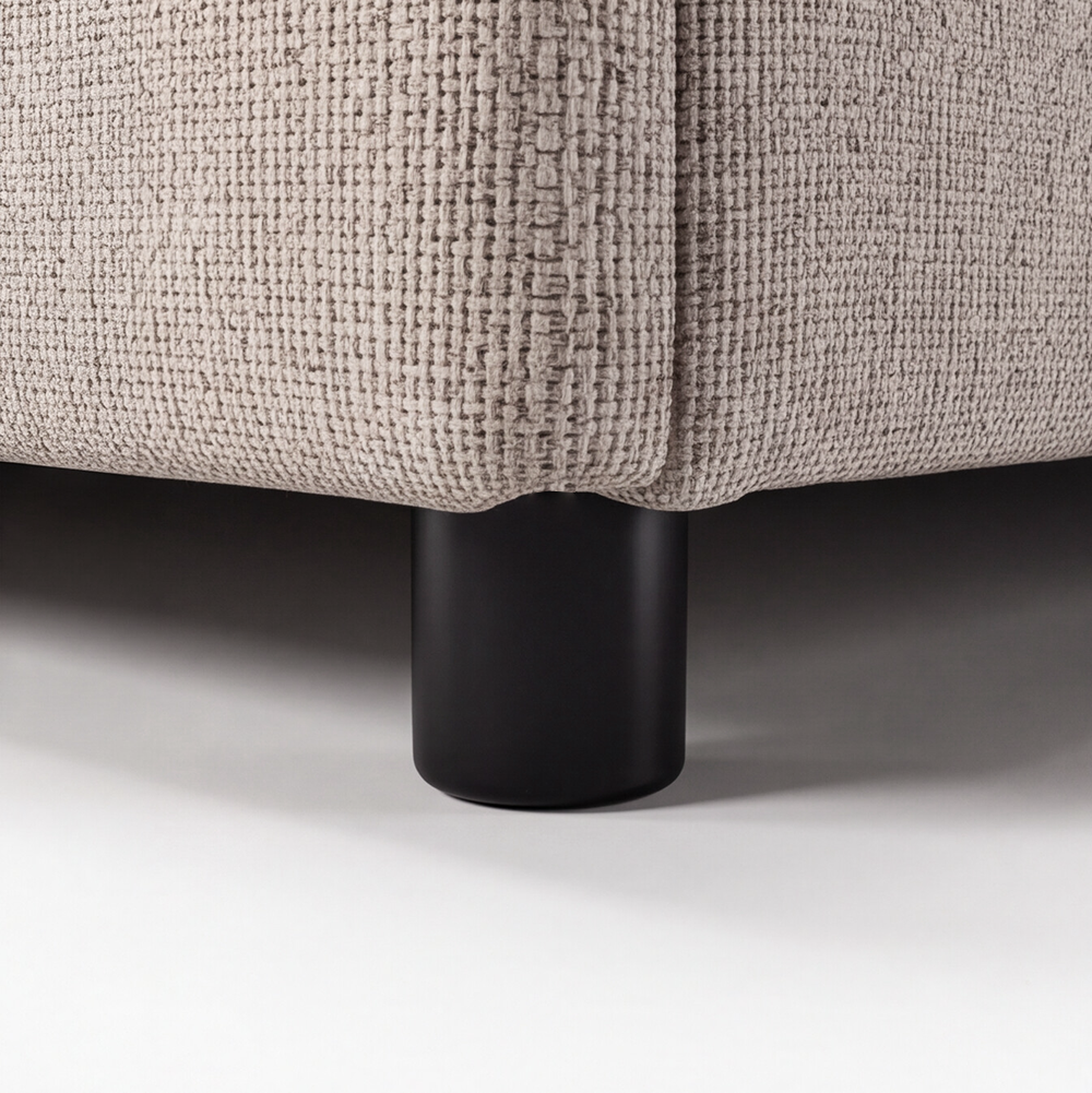 Letto francese contenitore 140x190 tessuto idrorepellente Aragon tortora Ascoli