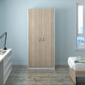 Armadio con 2 ante colore olmo 91x210H cm