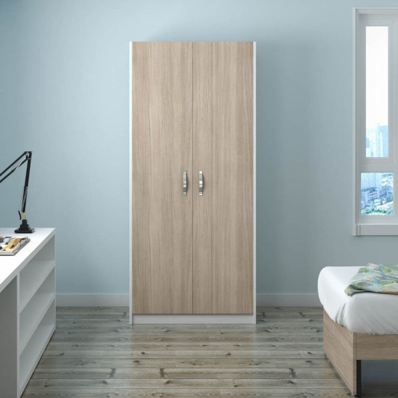 Armadio con 2 ante colore olmo 91x210H cm