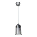 Lampada da soffitto con paralume cilindrico in plastica fumè - Optical ASZ1027