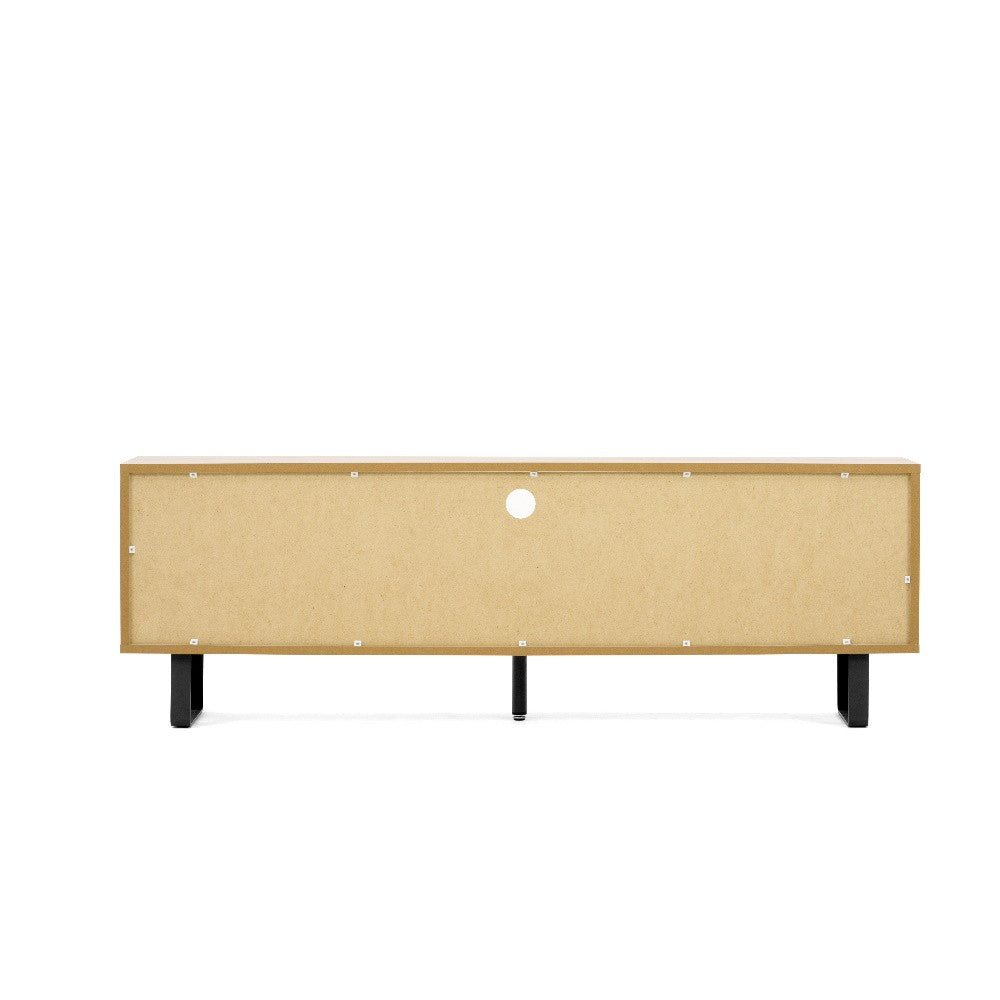 Mobile Porta TV 163 cm con ante a ribalta colore rovere e grigio - Orlando 5