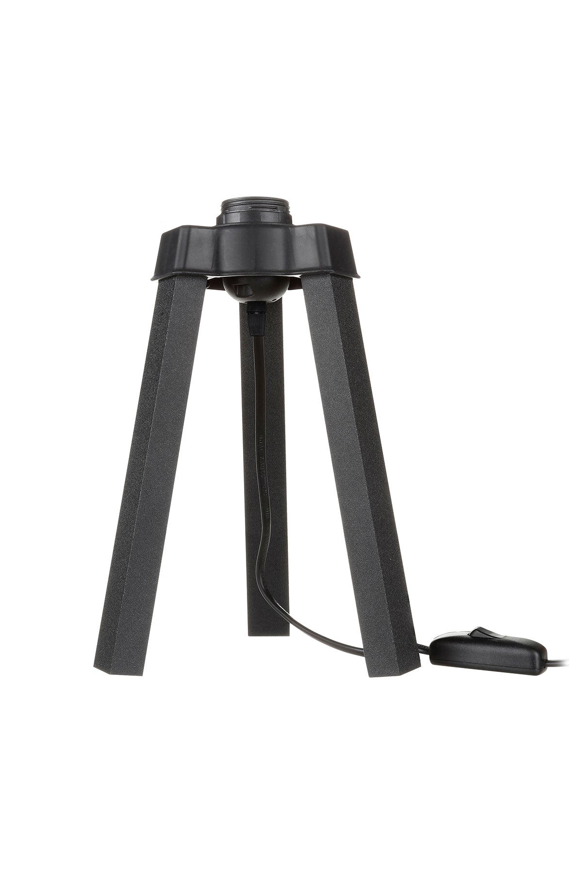 Lampada da tavolo treppiede legno color nero - Piko MDL4769