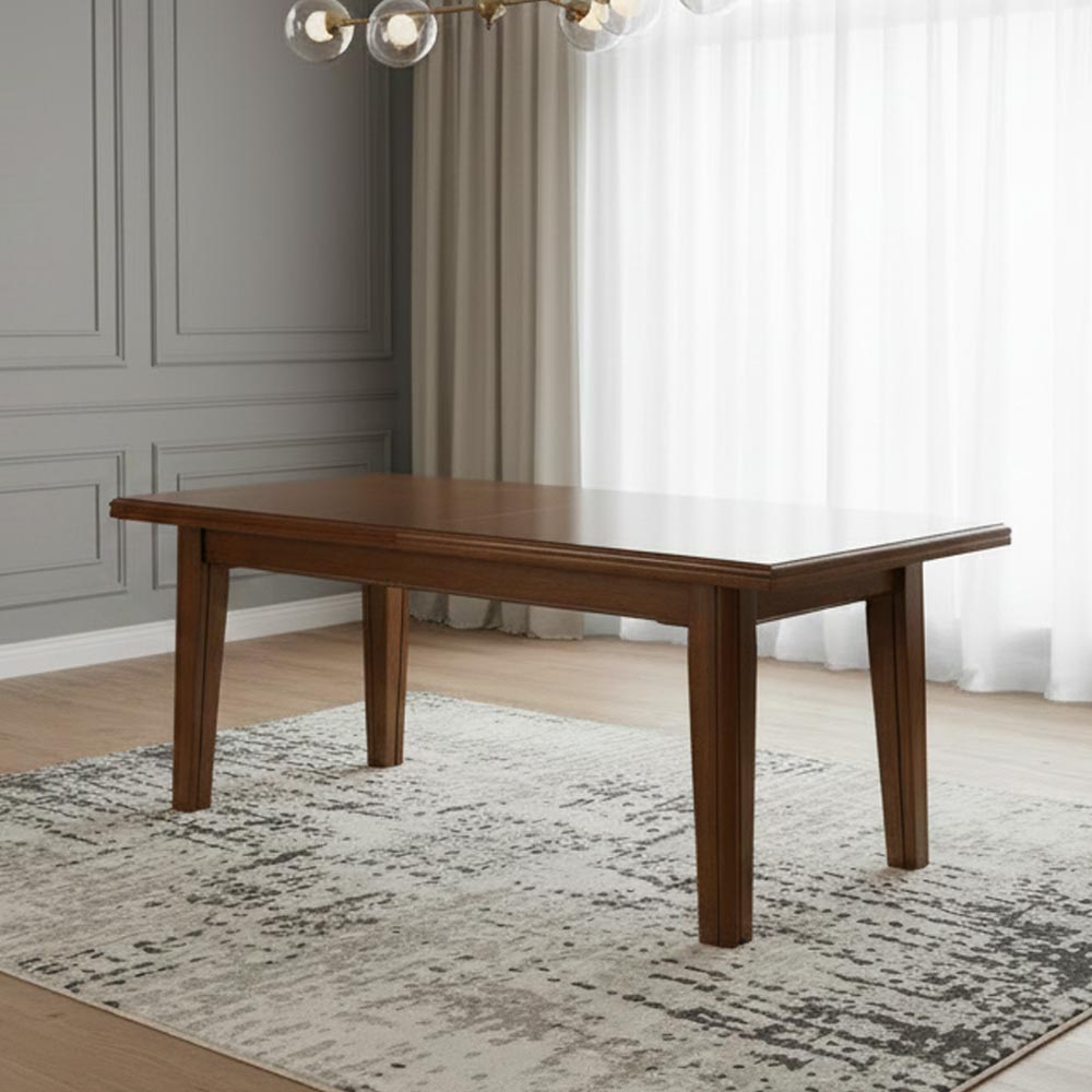 Table extensible 180x85 cm couleur noyer - Ligure 180