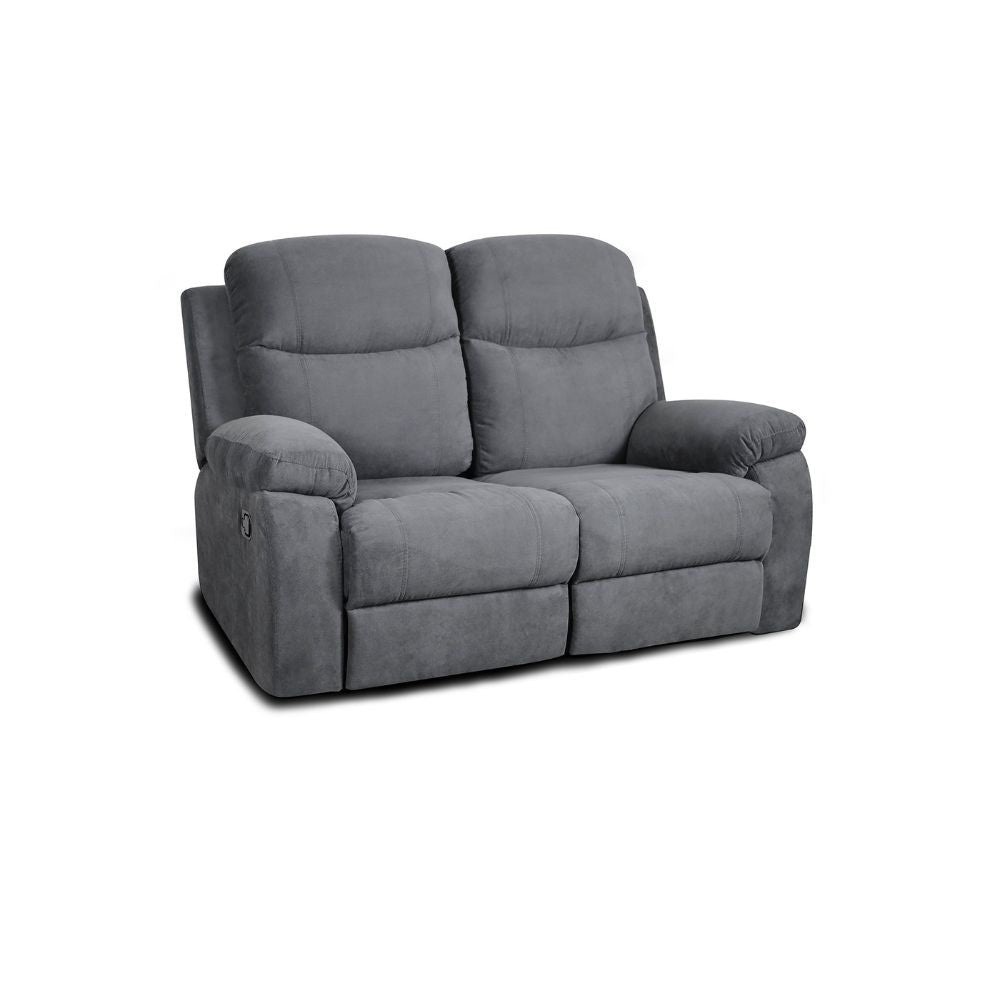 Canapé inclinable 2 places gris Twist 20 - Chicago