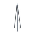 Lampada da terra treppiede legno 134,5H cm color grigio - DECO MDL3009