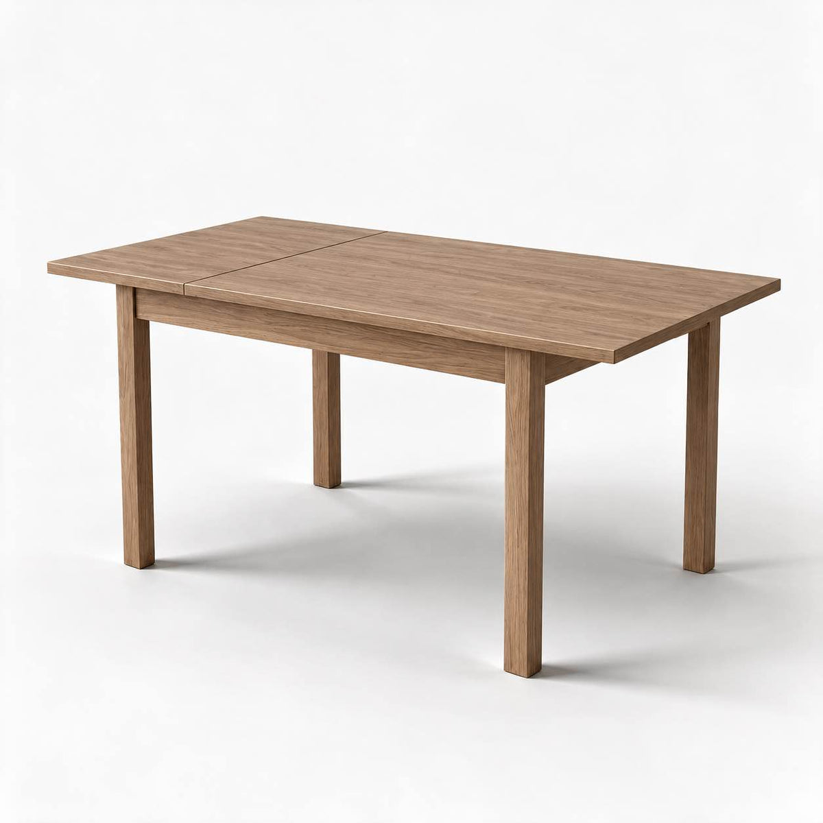 Table extensible couleur noyer naturel 120x80 cm - Firenze
