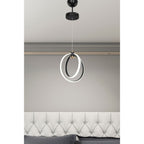Pendelleuchte 80 cm mit zwei LED-Ringen - Felicia