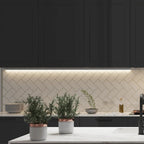 Profilo LED P46 nero opaco 120 cm