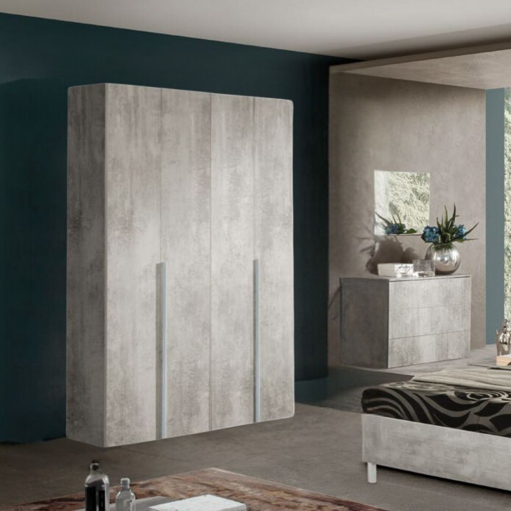 Armadio con 4 ante colore ossido 161x240H cm - Saturn