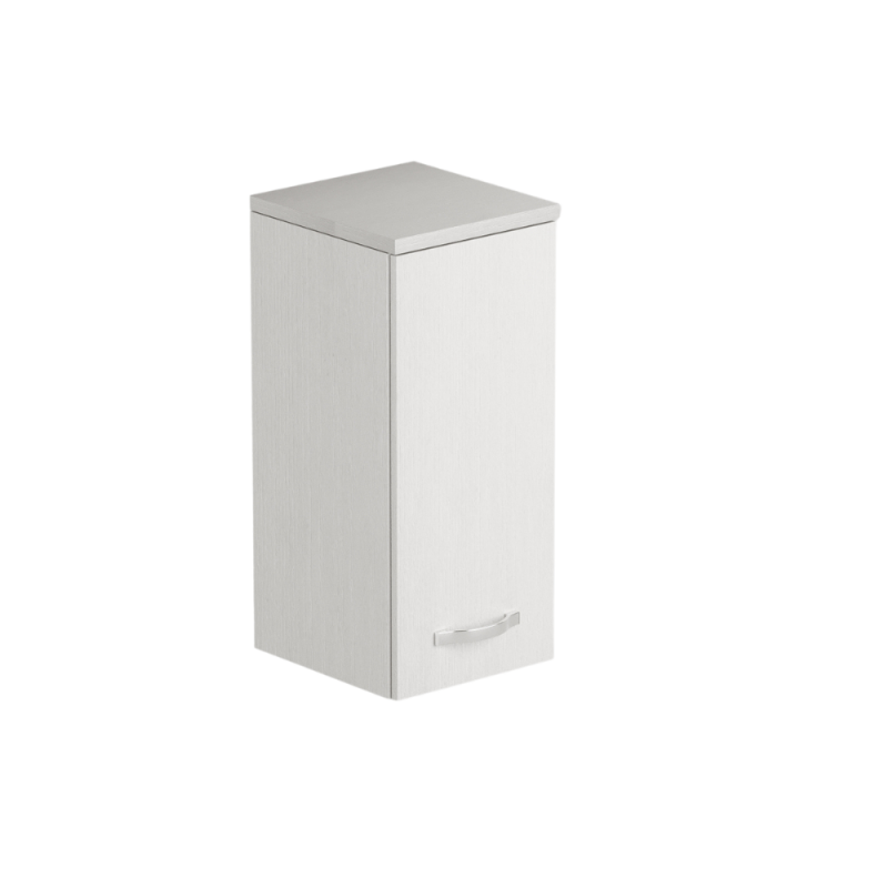 Pensile bagno con 1 anta colore bianco frassinato 36x38x77H cm