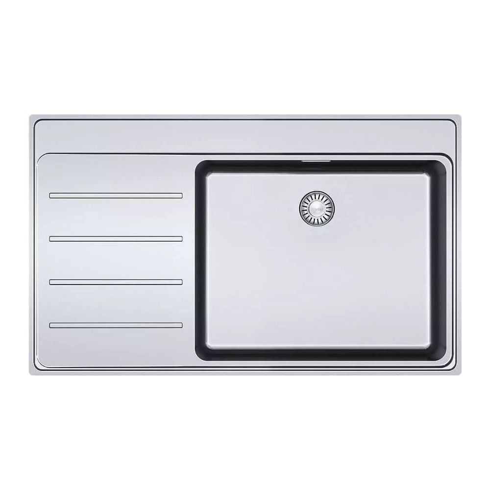 Lavello 1 vasca gocciolatoio sinistro 86x52 cm. inox satinato Franke FSX211