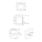 Forno a incasso pirolitico classe A++ con display LCD colore zinco Bertazzoni F6011MODPLZ