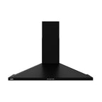 Hotte pyramidale 90 cm avec 3 niveaux de vitesse coloris noir - Eolo Samet