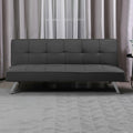 Divano click-clack con funzione letto colore grigio scuro 168x83x75.5H Daynora