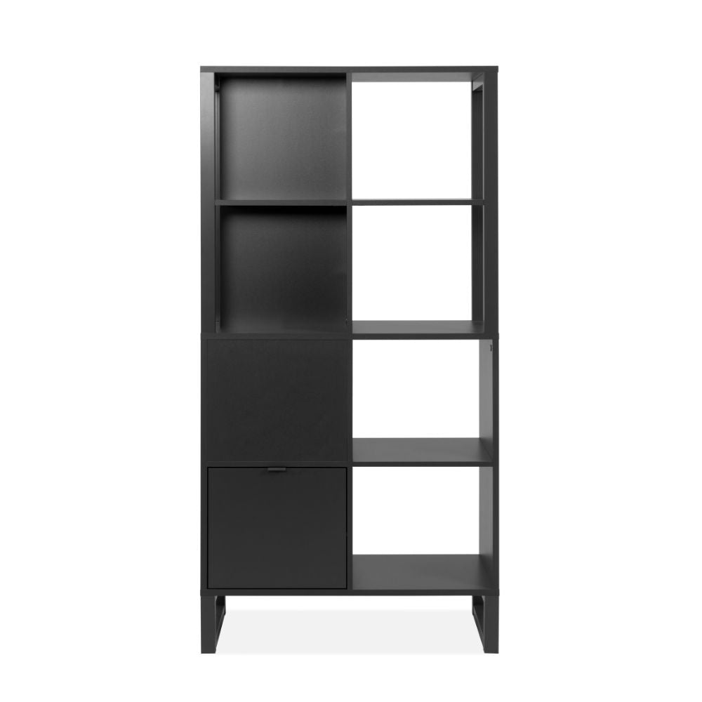 Credenza a giorno 83,5x165h cm bifacciale colore antracite - Sumatra20A