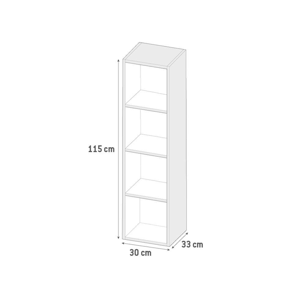 Colonna bagno sospesa 1 anta 115 cm colore grigio granito Remix