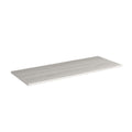 Piano per lavabo bagno rettangolare idrorepellente colore rovere grigio ghiaccio 80x45 cm