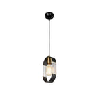 Lampada a sospensione con pendente nero Nova