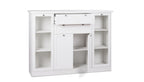 Credenza Landwood 53 bianca con vetrina