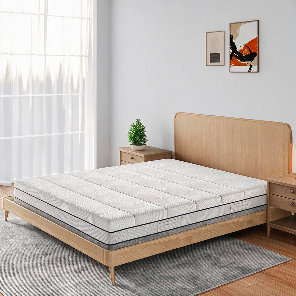 Doppelbettmatratze mit Taschenfederkern 160x190x25H cm - Manlio