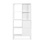 Credenza a giorno 83,5x165h cm bifacciale con ripiani colore bianco - Sumatra20A