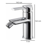 Miscelatore bidet cromo Lubecca