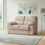Divano 2 posti tessuto Roma03 colore lino 160x98x92h Alenda