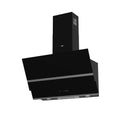 Cappa in vetro temperato colore nero opaco 90 cm - Samet Estia
