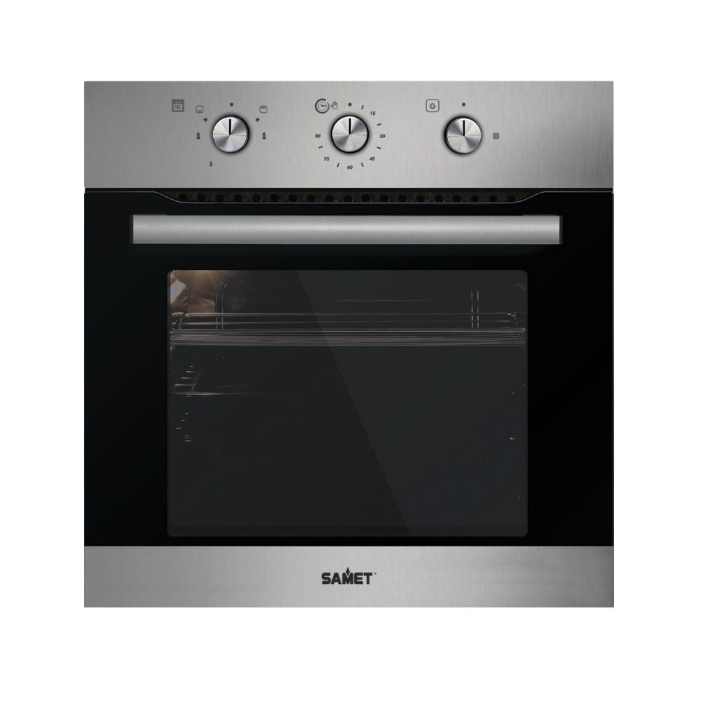 Forno a gas con grill elettrico colore inox - Samet Adone