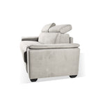 Divano letto 3 posti colore grigio chiaro 210x94x90H Mercurio
