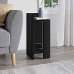 Table de chevet 25x27x60h gauche couleur noir Elos