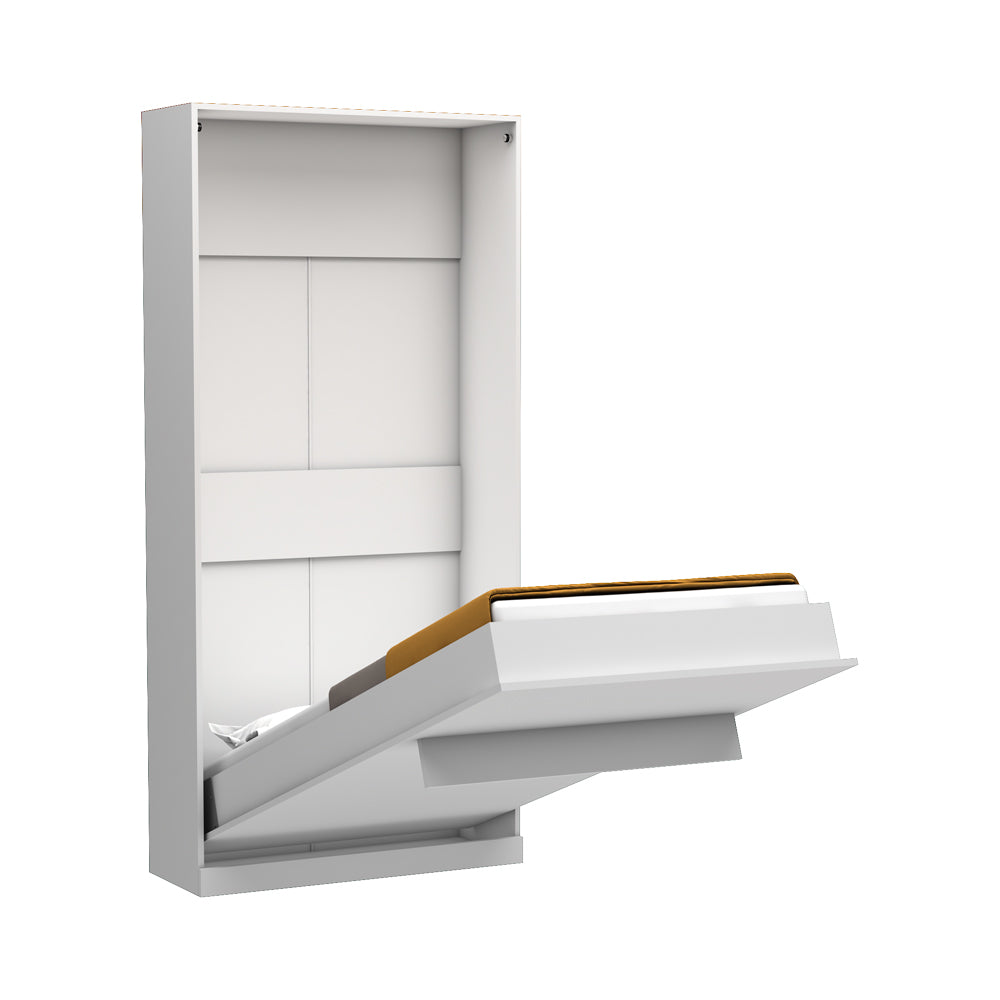 Letto singolo a scomparsa colore bianco 104x221H cm - Happy