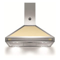Cappa parete K90HERCRA 90 cm inox e scocca crema classe A Bertazzoni