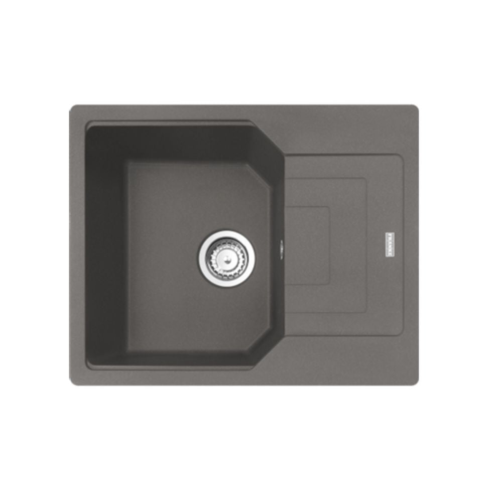 Lavello 1 vasca Franke UBG61152 Storm 62x50 gocciolatoio reversibile fragranite stone grey