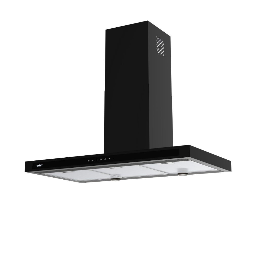 Dunstabzugshaube Samet Tena90, mattschwarz, 85 cm hoch
